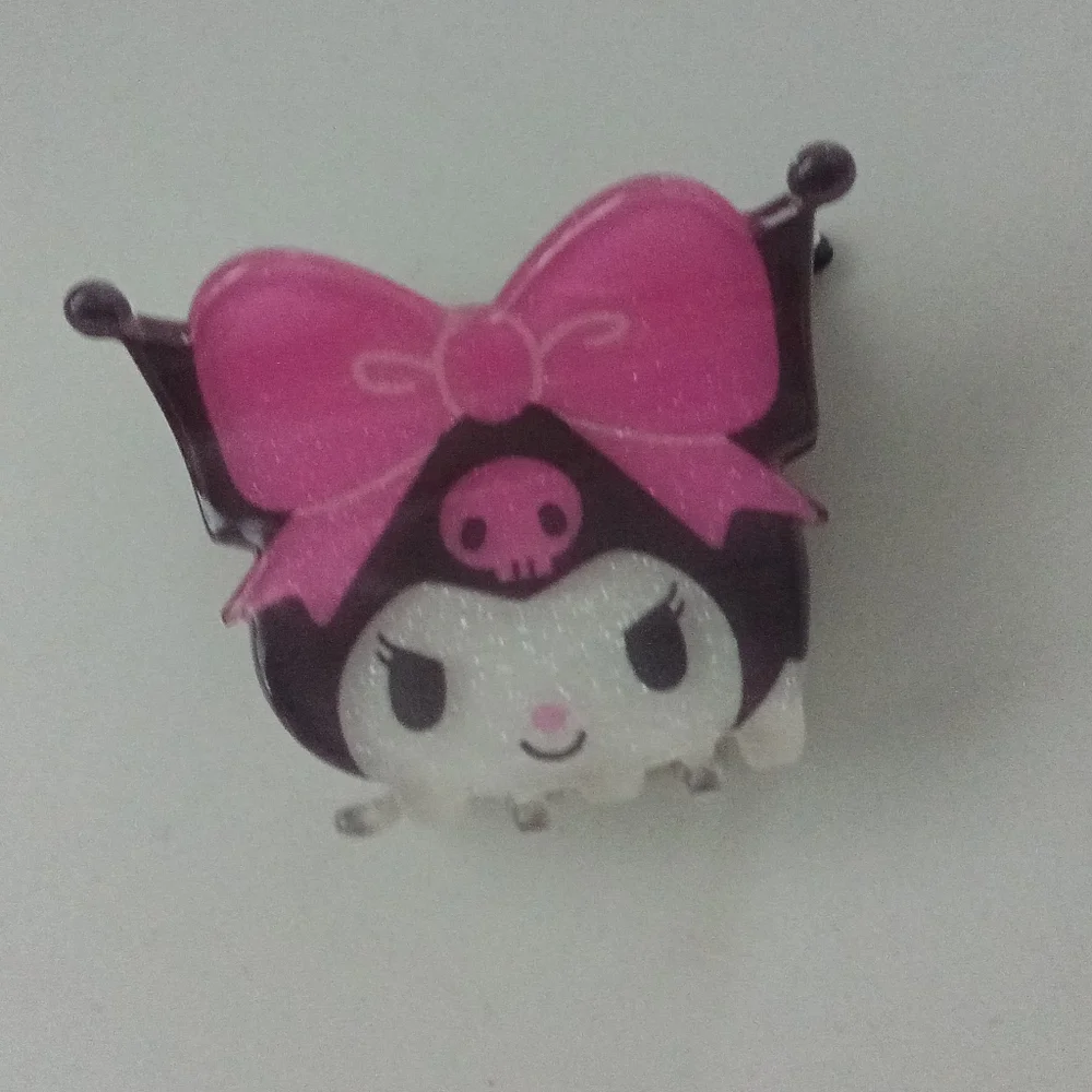 Sanrio Pink Hair Accessories Cute Cartoon Design (6 pieces))